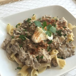Easy Beef Stroganoff